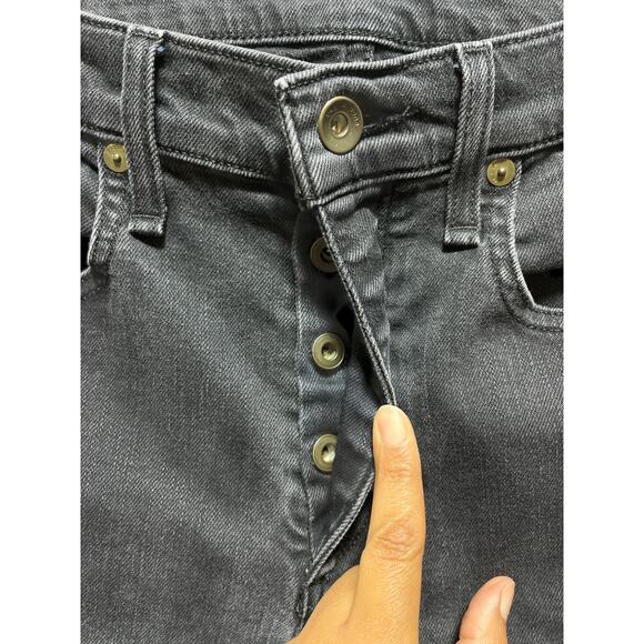 Rag & Bone Fit 2 Slim Jeans Men’s 30 Black Denim Button Fly Excellent Condition - Picture 7 of 10